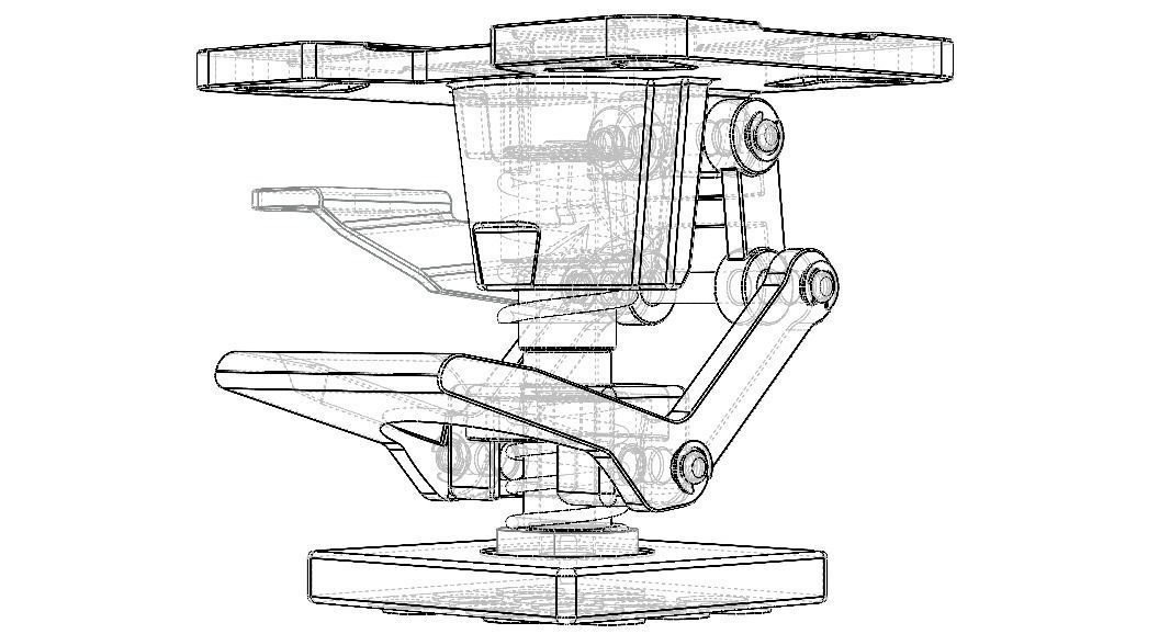 Adjustable Height Floor Lock 3D model_7