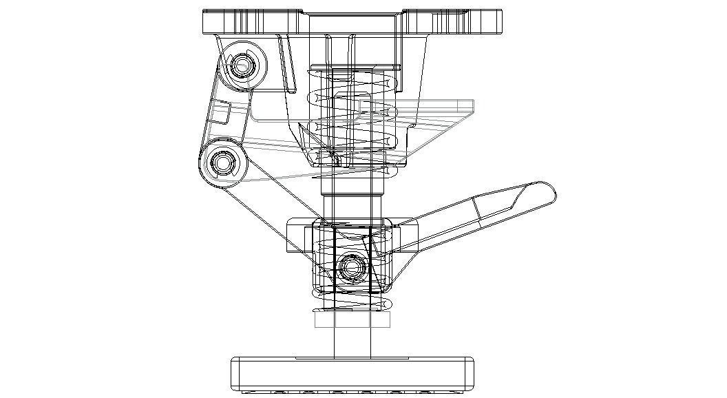 Adjustable Height Floor Lock 3D model_24