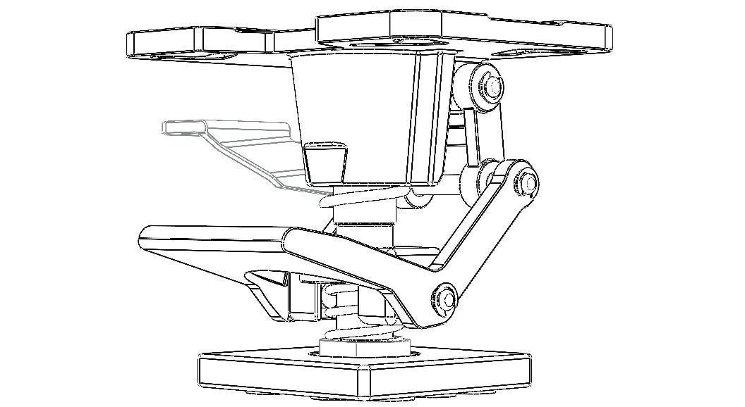 Adjustable Height Floor Lock 3D model_6