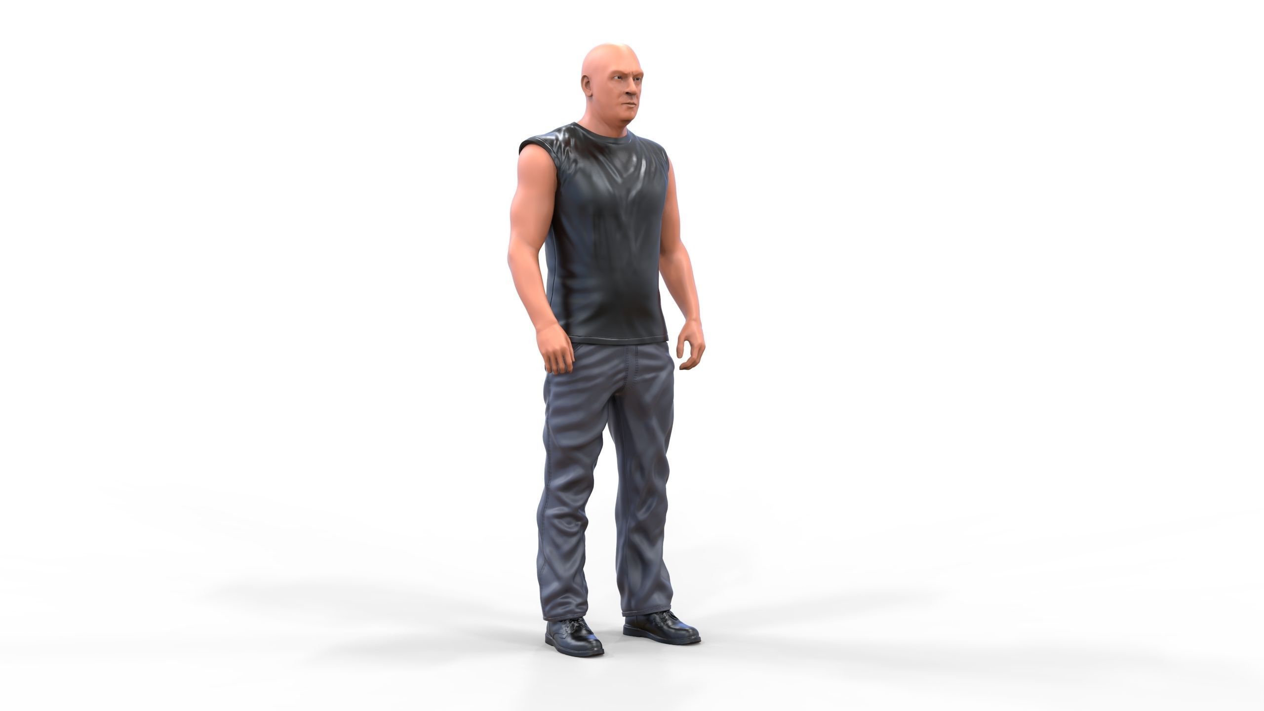 N13 Fast and furious Dominic Toretto 3D print model_1
