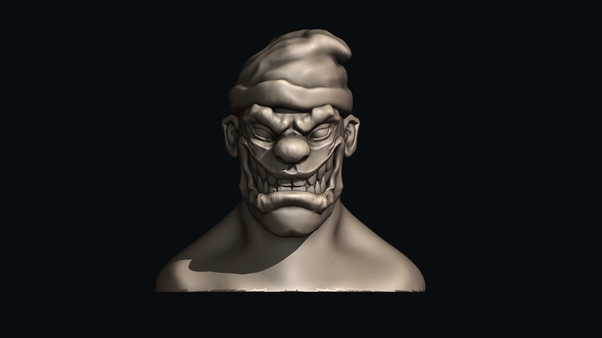 the clown from hell 3D print model_3