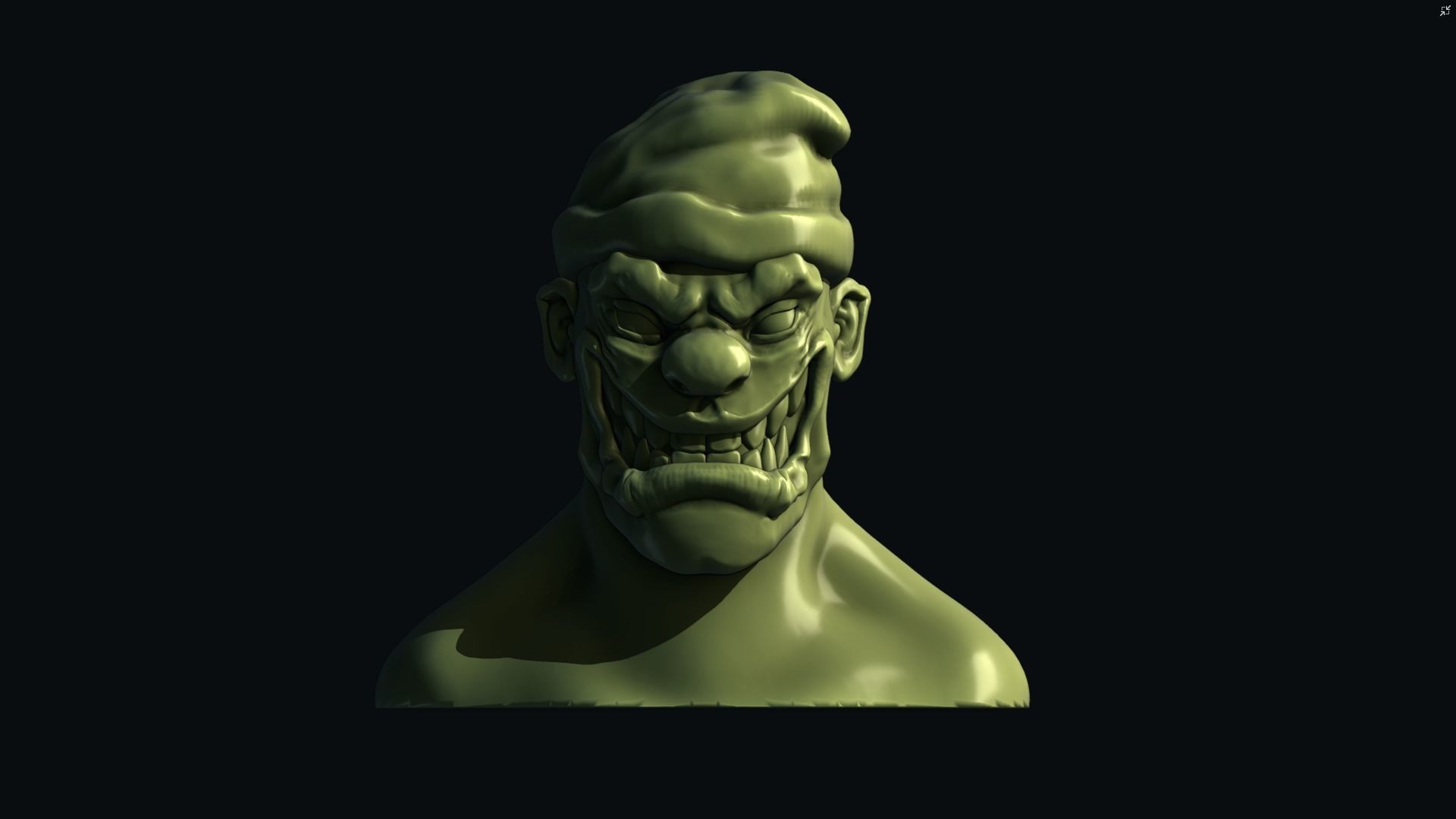 the clown from hell 3D print model_2