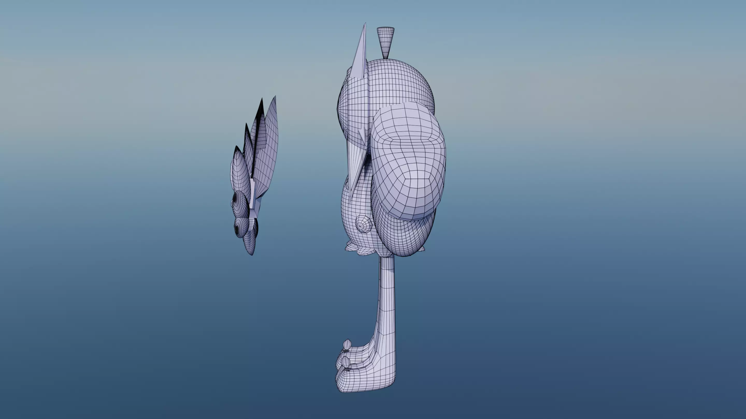Pokemon Ogerpon Teal Mask and Shiny Version 3D model_12