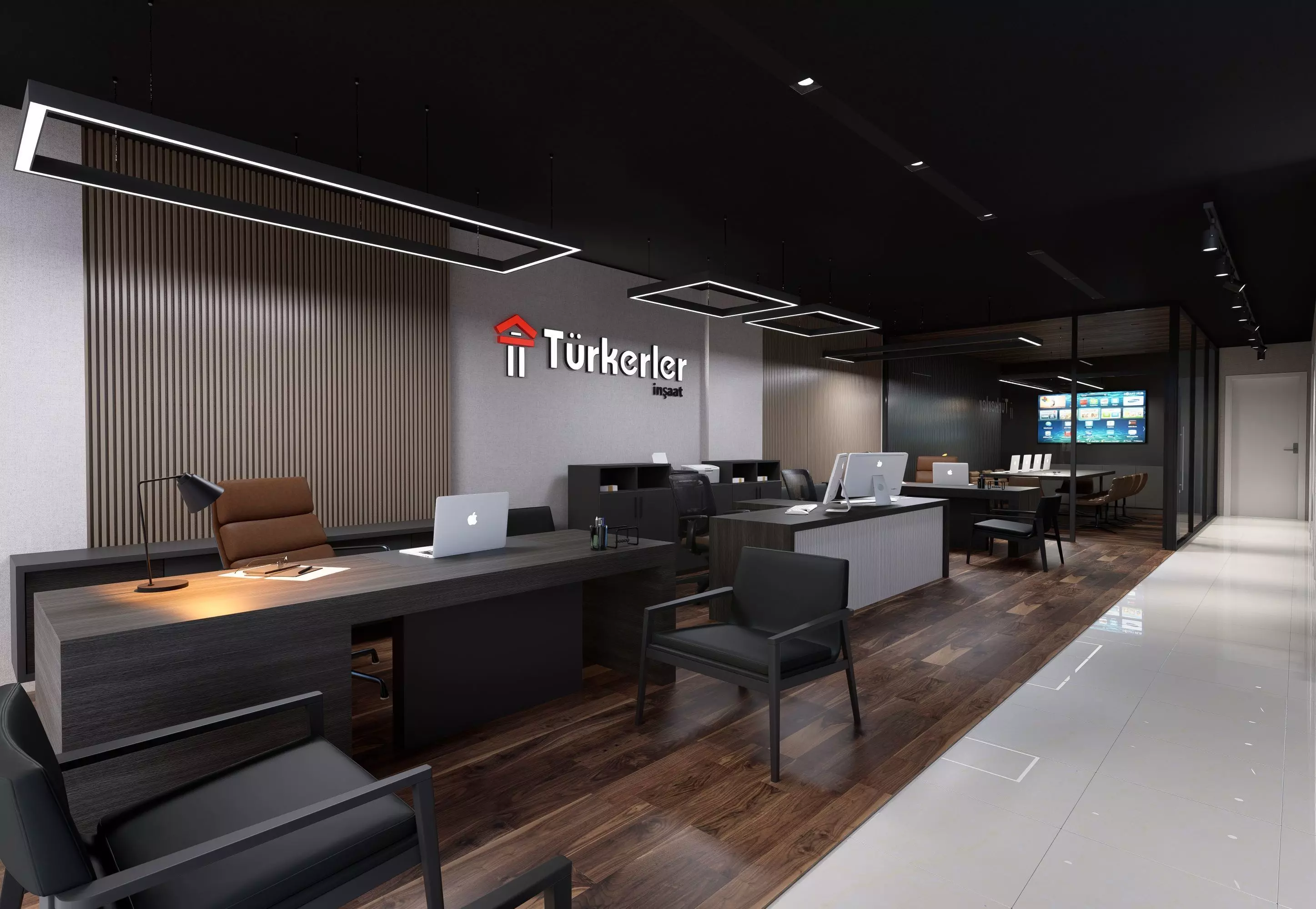 construction company office design 3D model