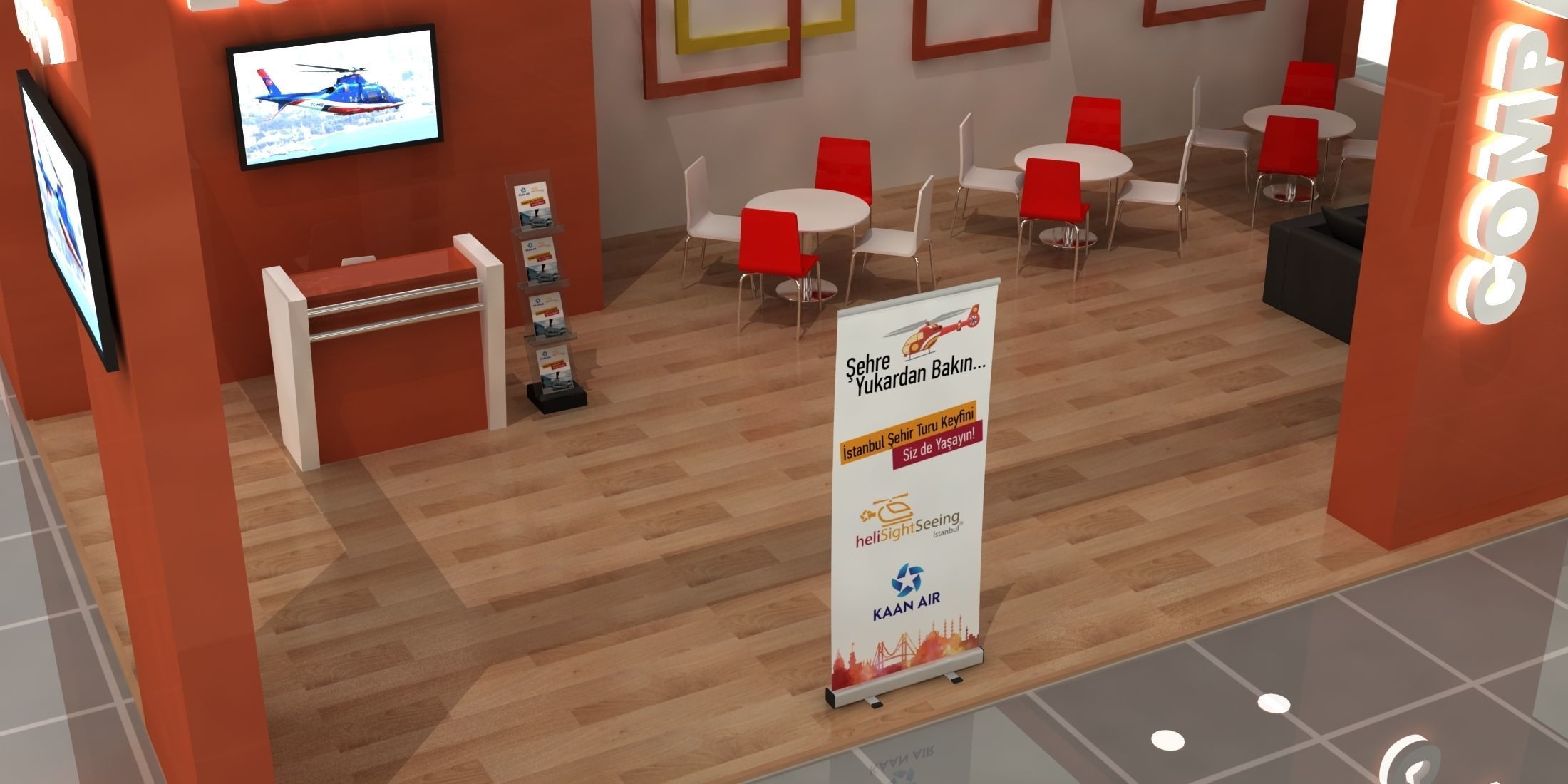  3D Special Expo Stand 025 3D model_5