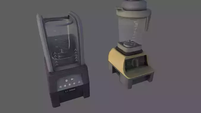 Blenders Low-poly 3D model