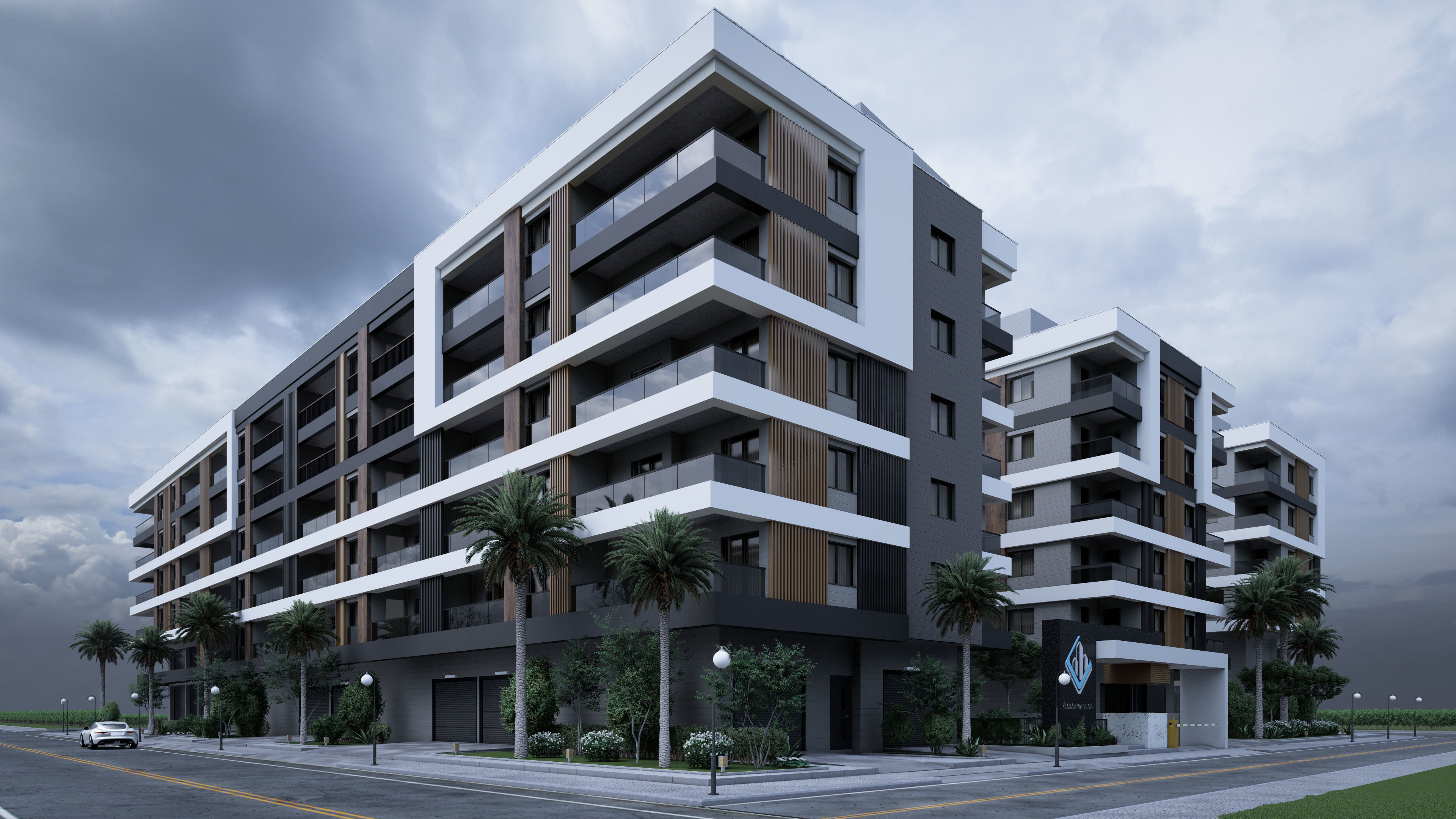 Big garden site project 3D model_1