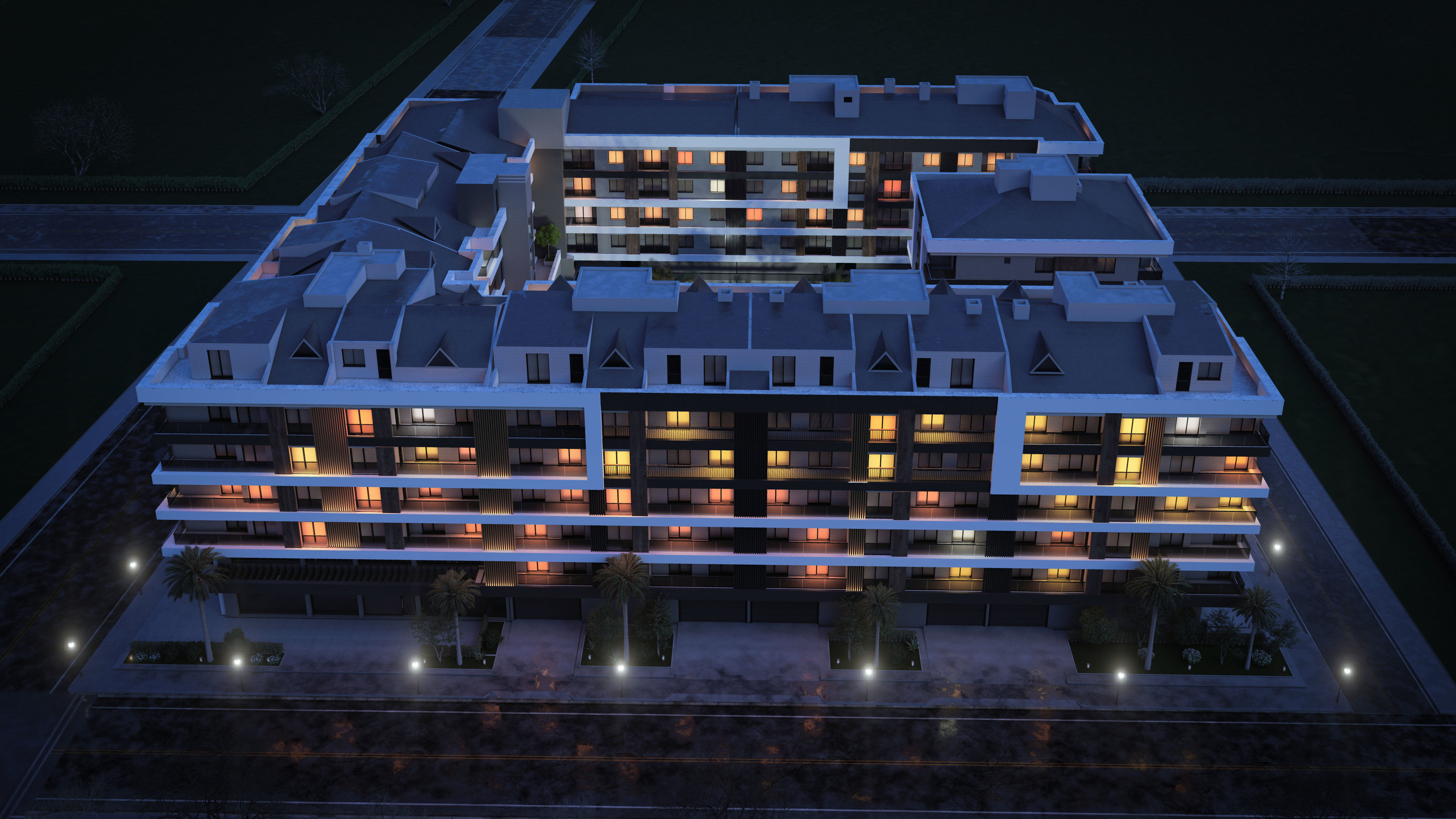 Big garden site project 3D model_11