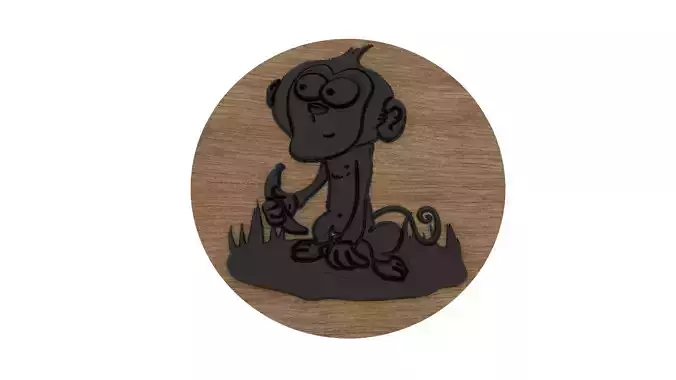 Monkey Medallion