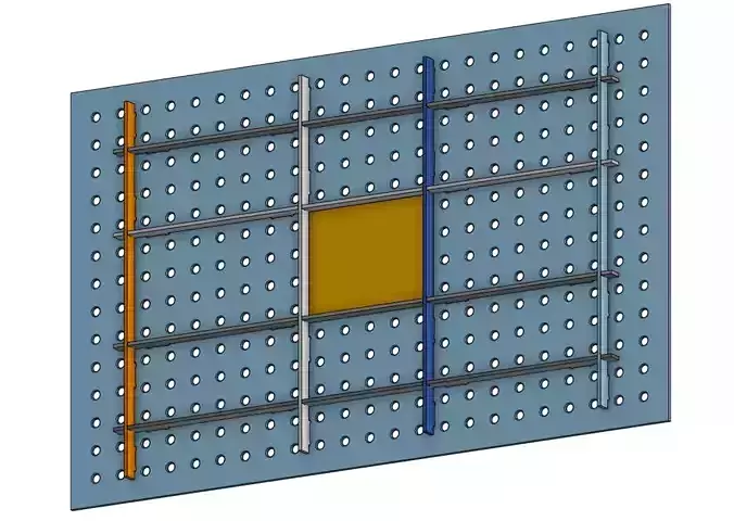 30x48in welding fabrication table  3D model