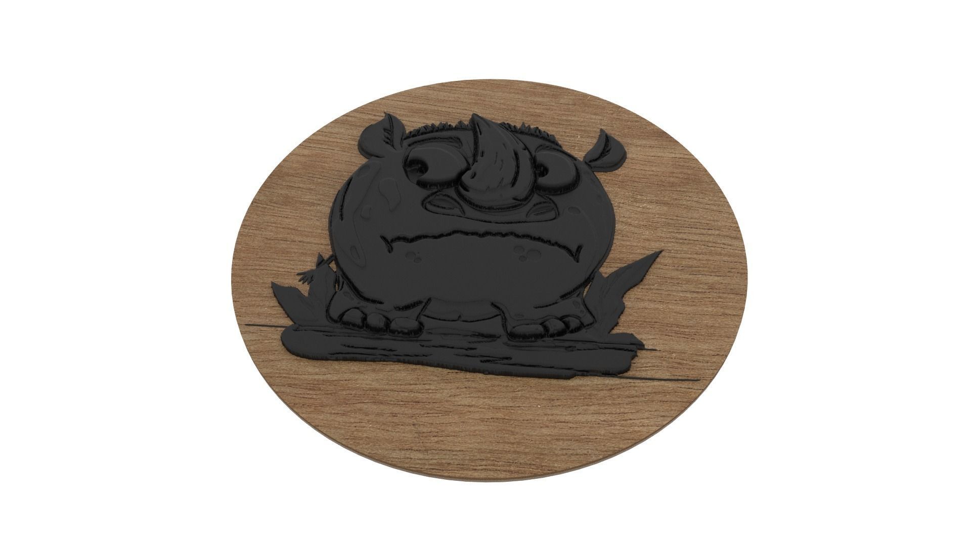 Medallion 3D print model_3