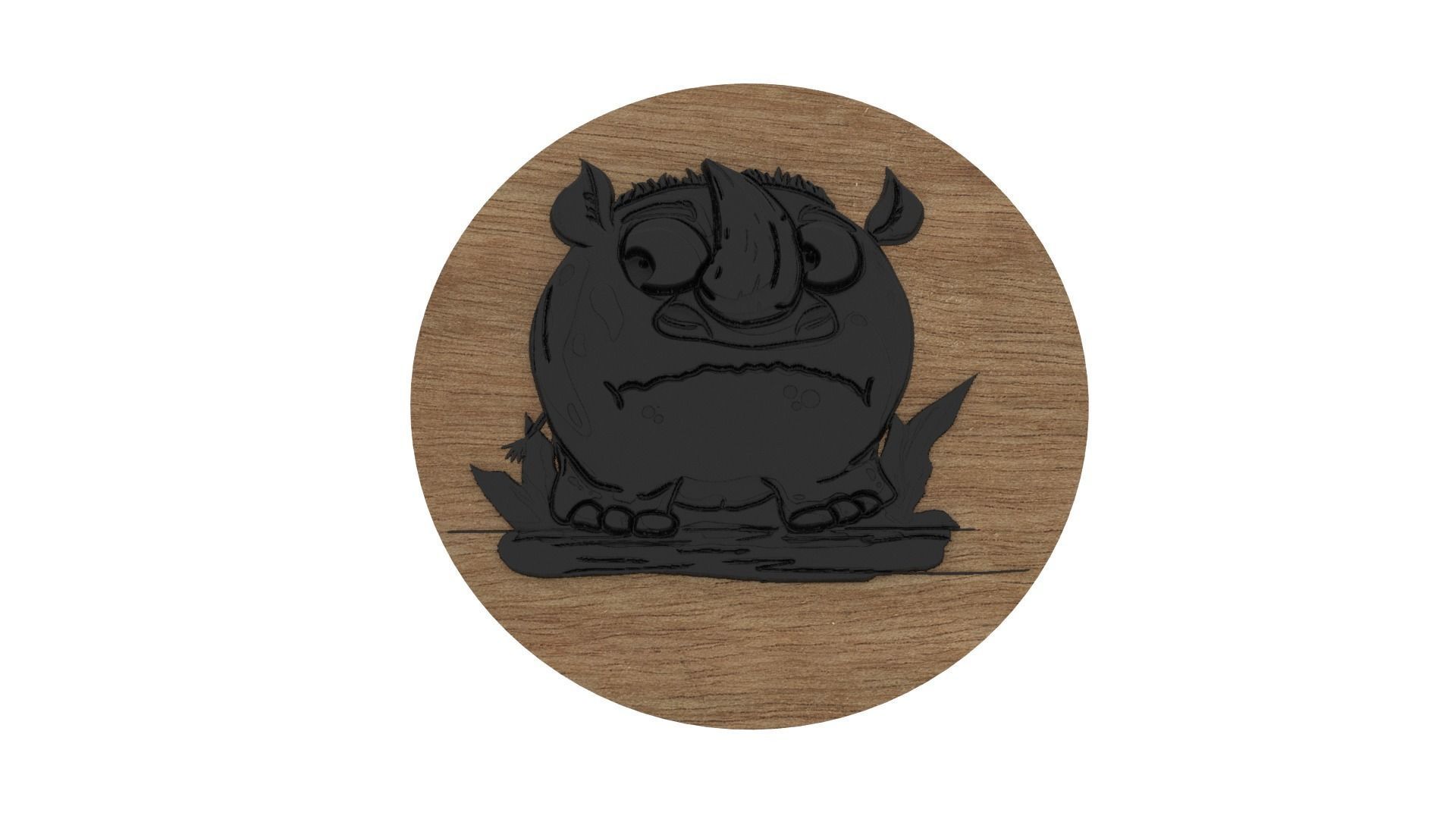 Medallion 3D print model_1