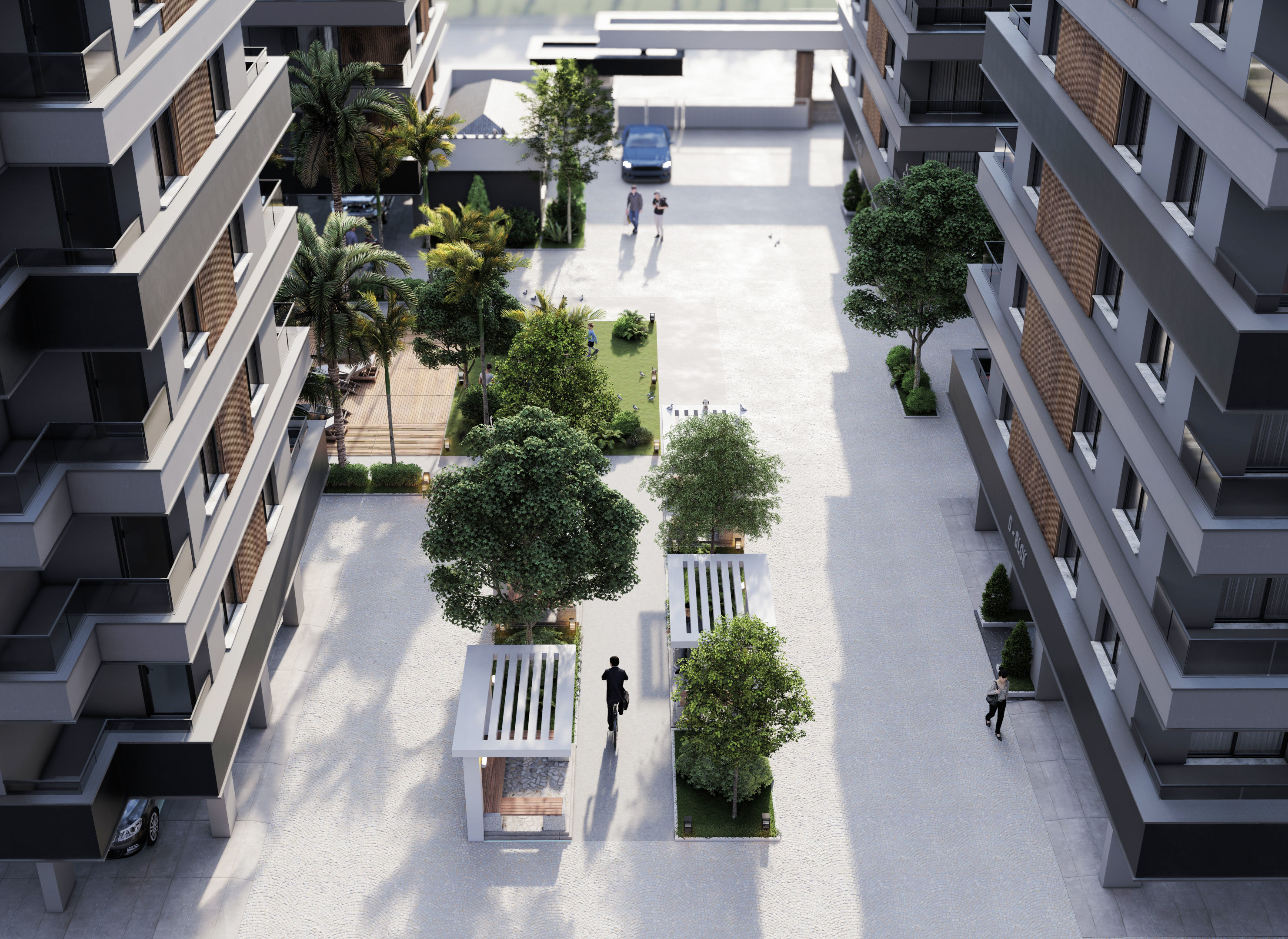 4 Block Big Site Project 3D model_14