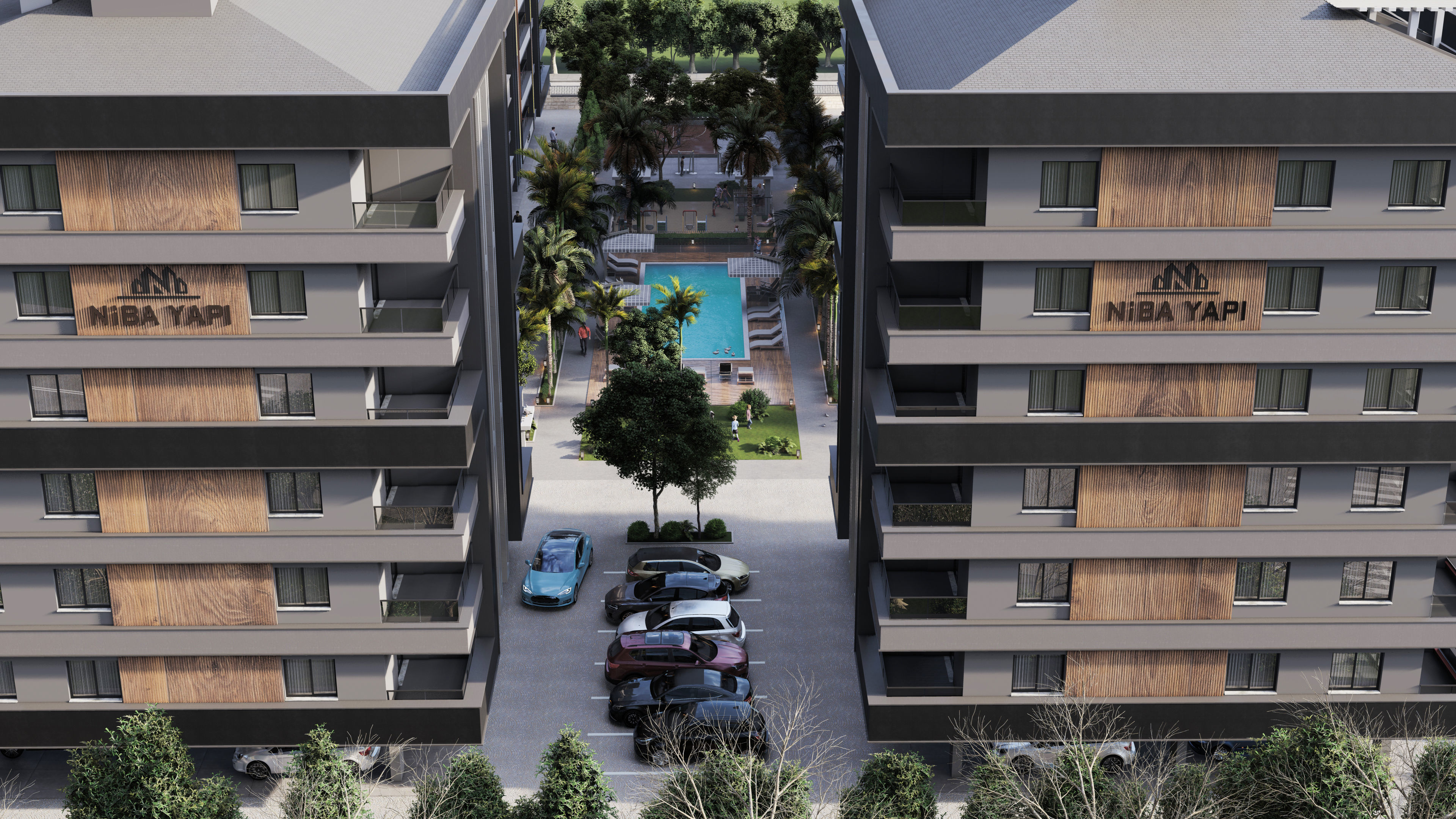 4 Block Big Site Project 3D model_18