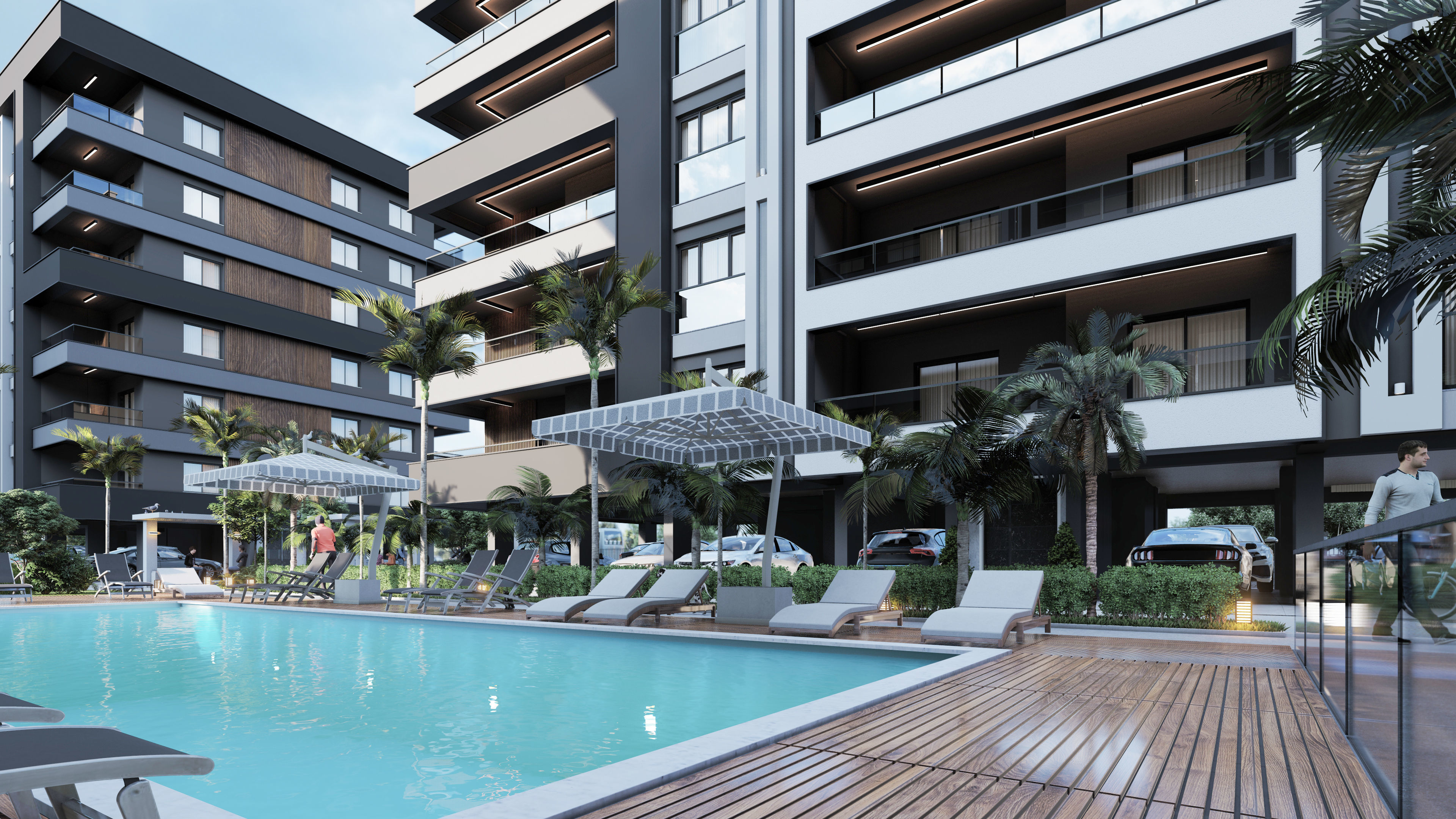 4 Block Big Site Project 3D model_26