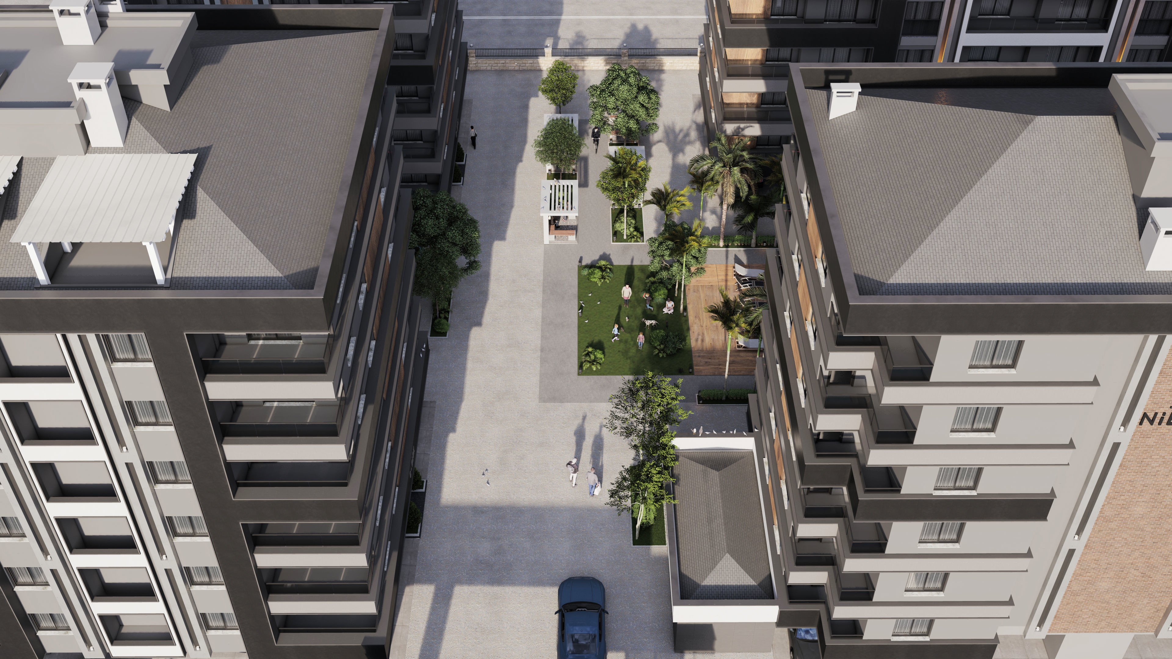 4 Block Big Site Project 3D model_19