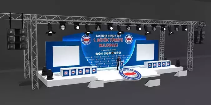 Modern Meeting Stage Truss Systems 088