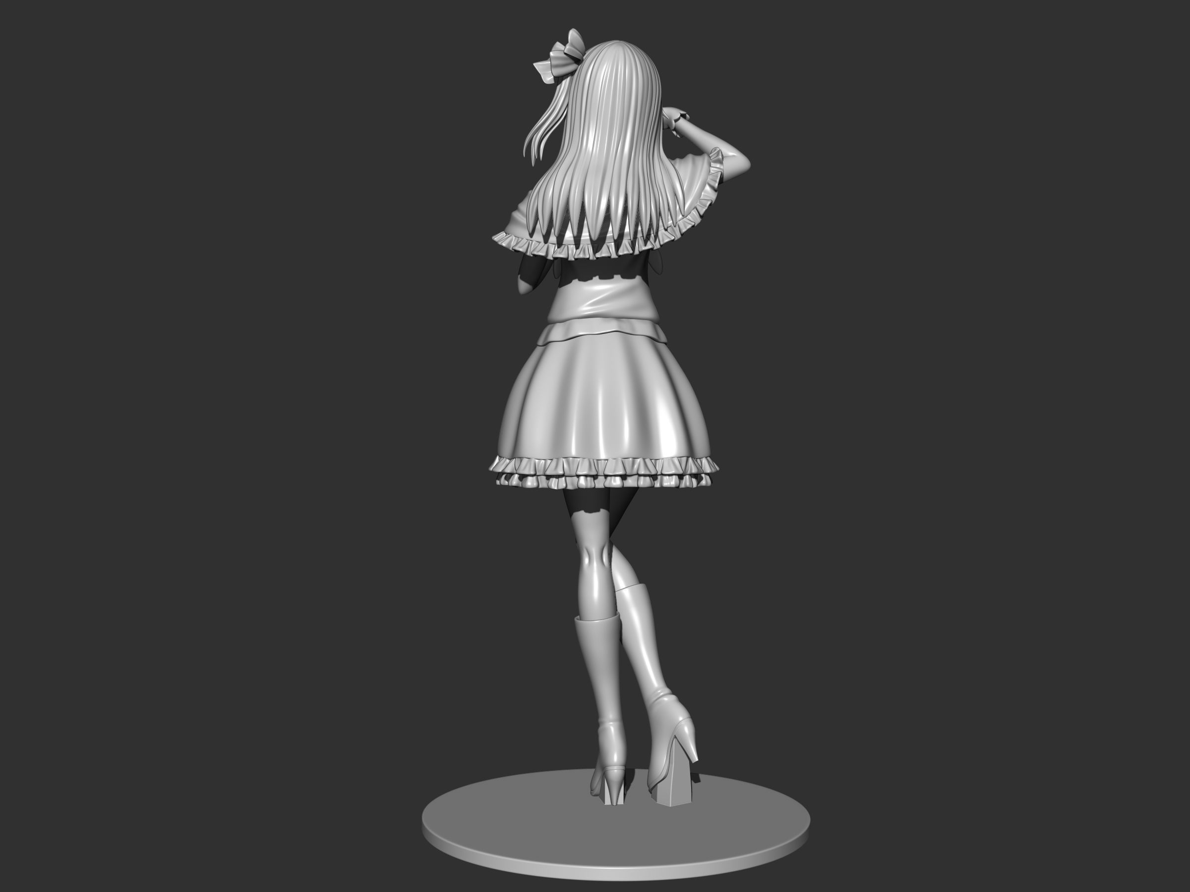 Ruby Hoshino idol ver figure 3d 3D print model_10
