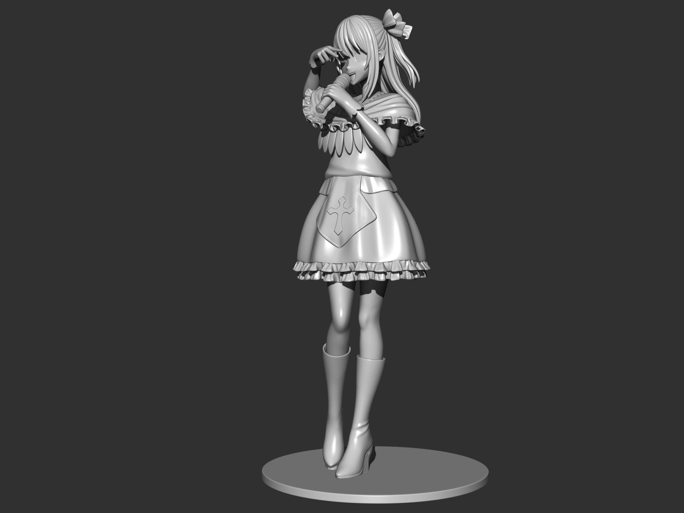 Ruby Hoshino idol ver figure 3d 3D print model_9