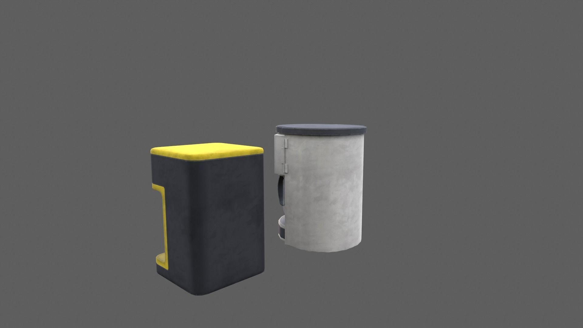 Coffeemakers Low-poly 3D model_6