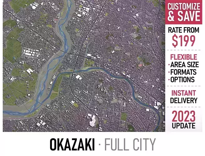 Okazaki - 3D City Model