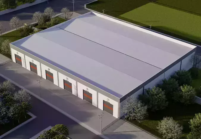 Prefabricated shop and warehouse project