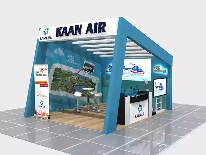  3D Modern Expo Stand 24