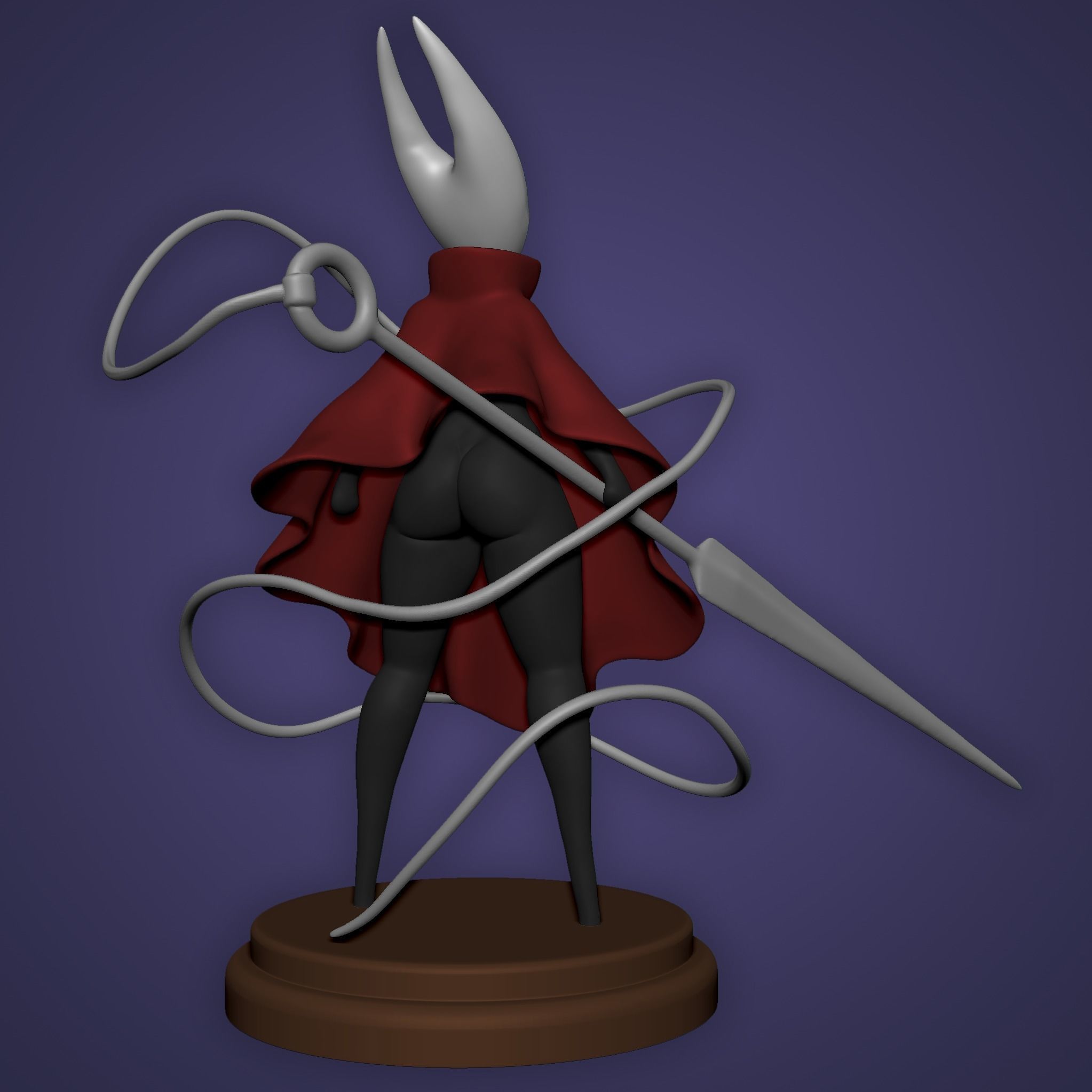 HORNET FIGURE - HOLLOW KNIGHT AND SILKSONG 3D print model_3