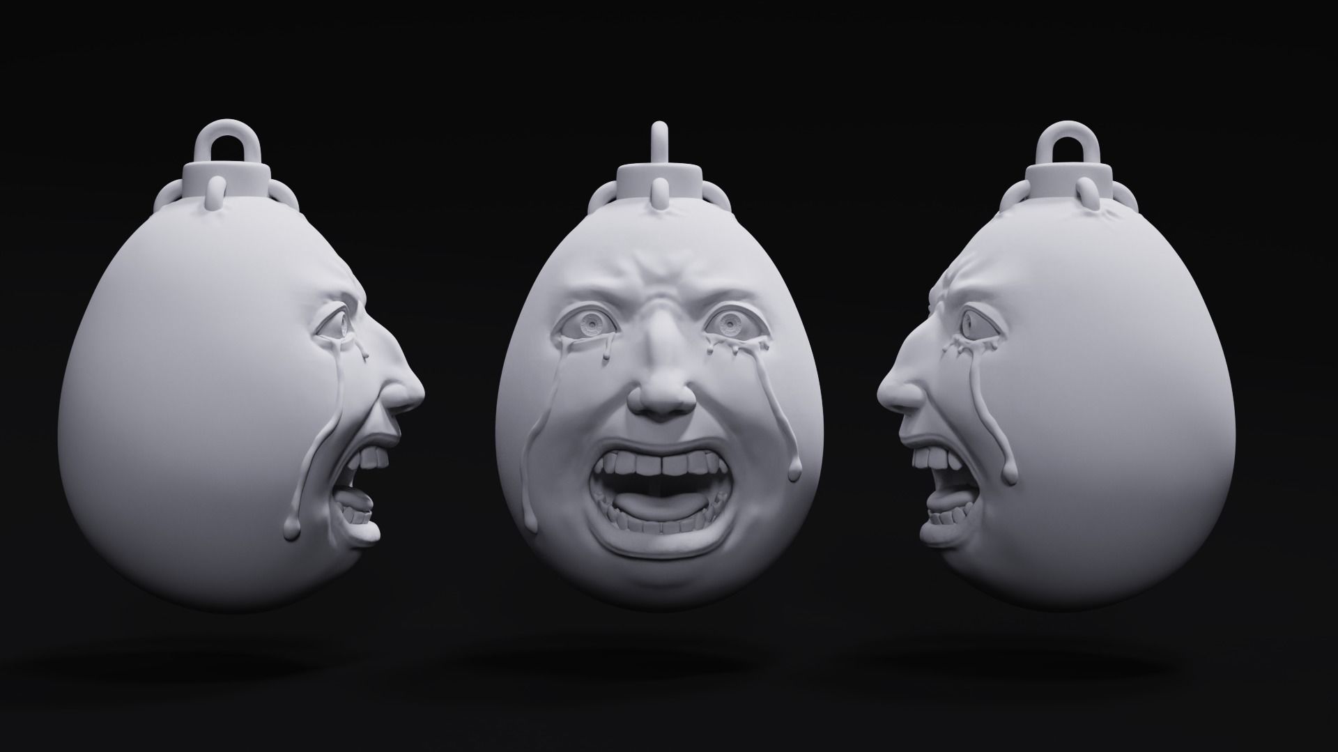 Berserk - Behelit Keychain 3D print model_2