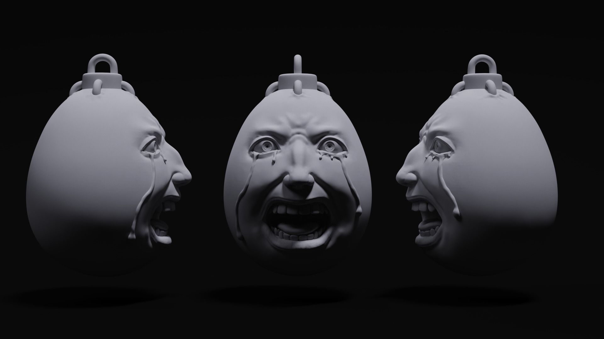 Berserk - Behelit Keychain 3D print model_1