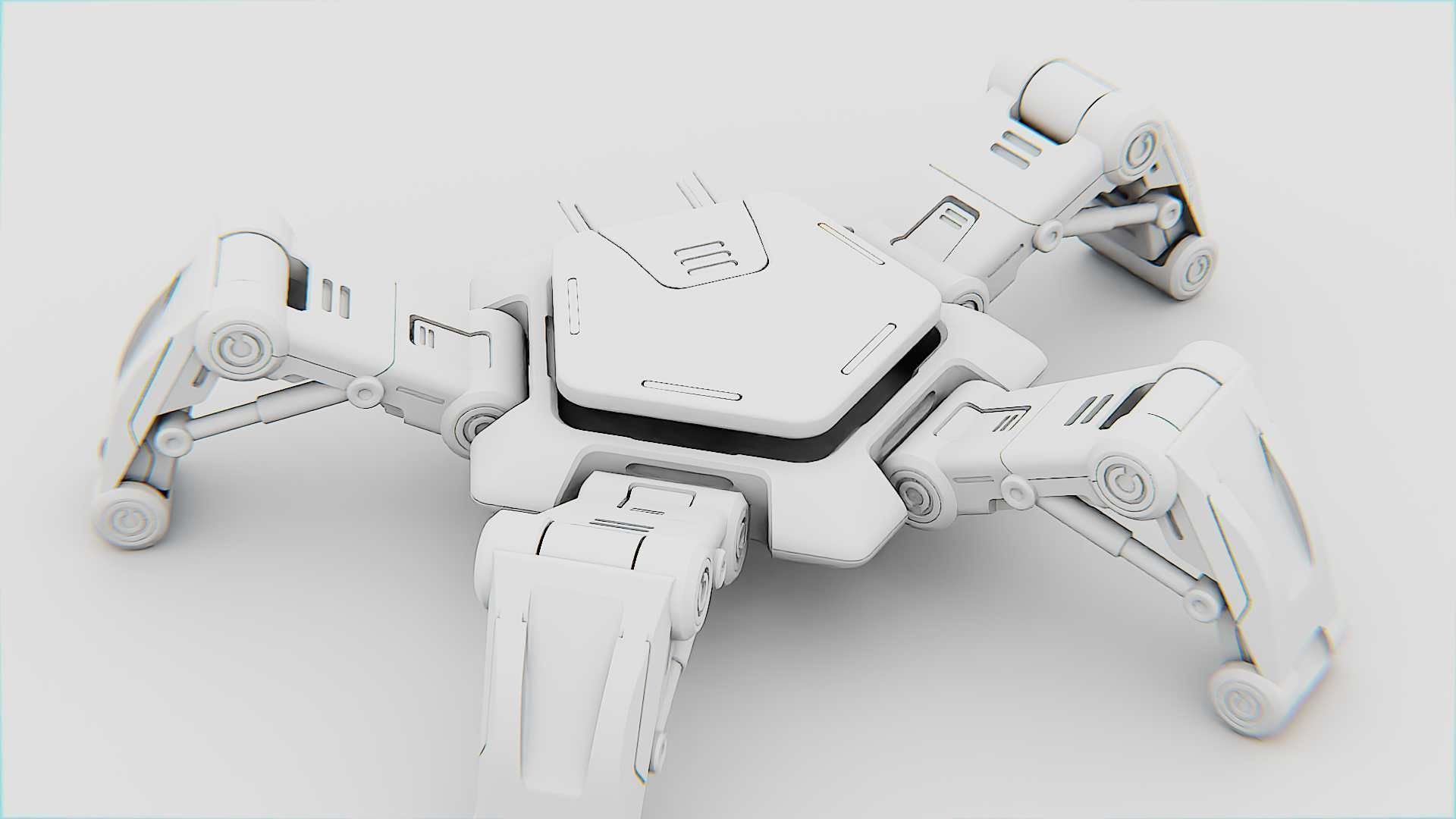 SPIDER BOT-XB-500 RIGGED 3D model_32