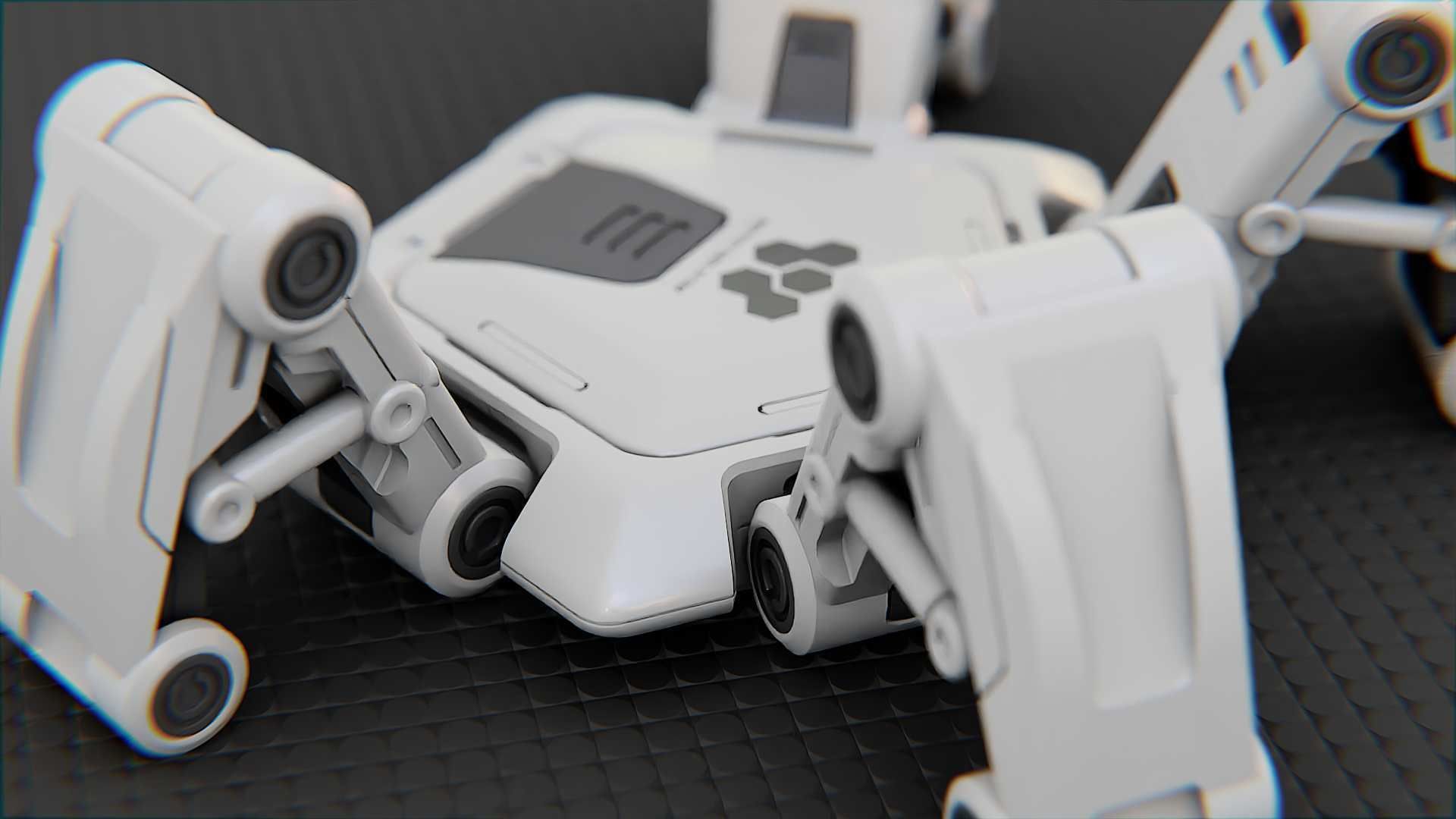 SPIDER BOT-XB-500 RIGGED 3D model_27