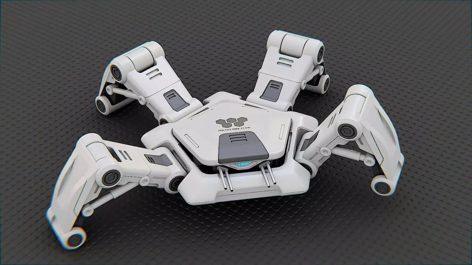 SPIDER BOT-XB-500 RIGGED 3D model_0