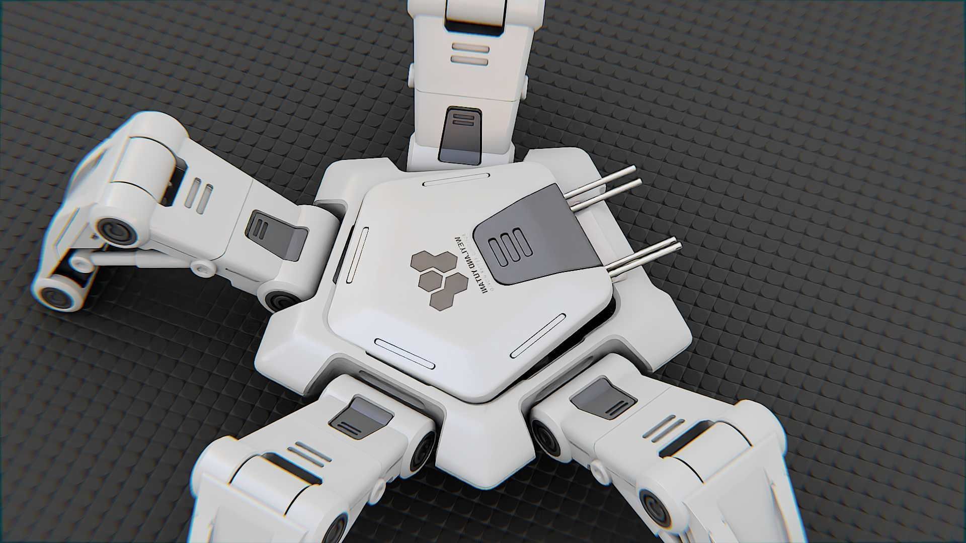 SPIDER BOT-XB-500 RIGGED 3D model_19