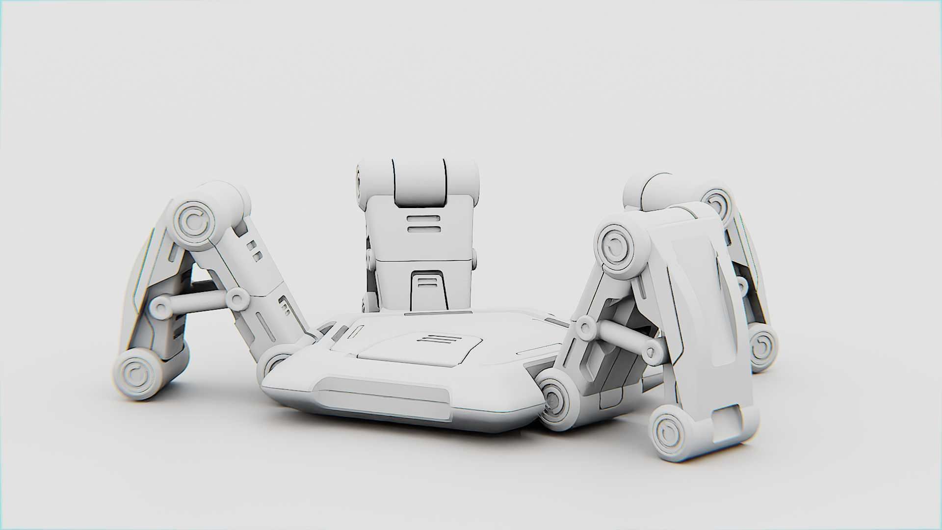 SPIDER BOT-XB-500 RIGGED 3D model_33