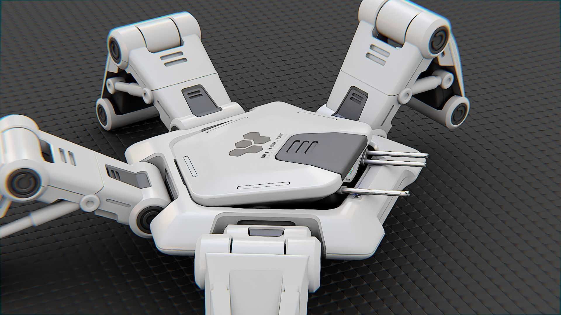 SPIDER BOT-XB-500 RIGGED 3D model_18