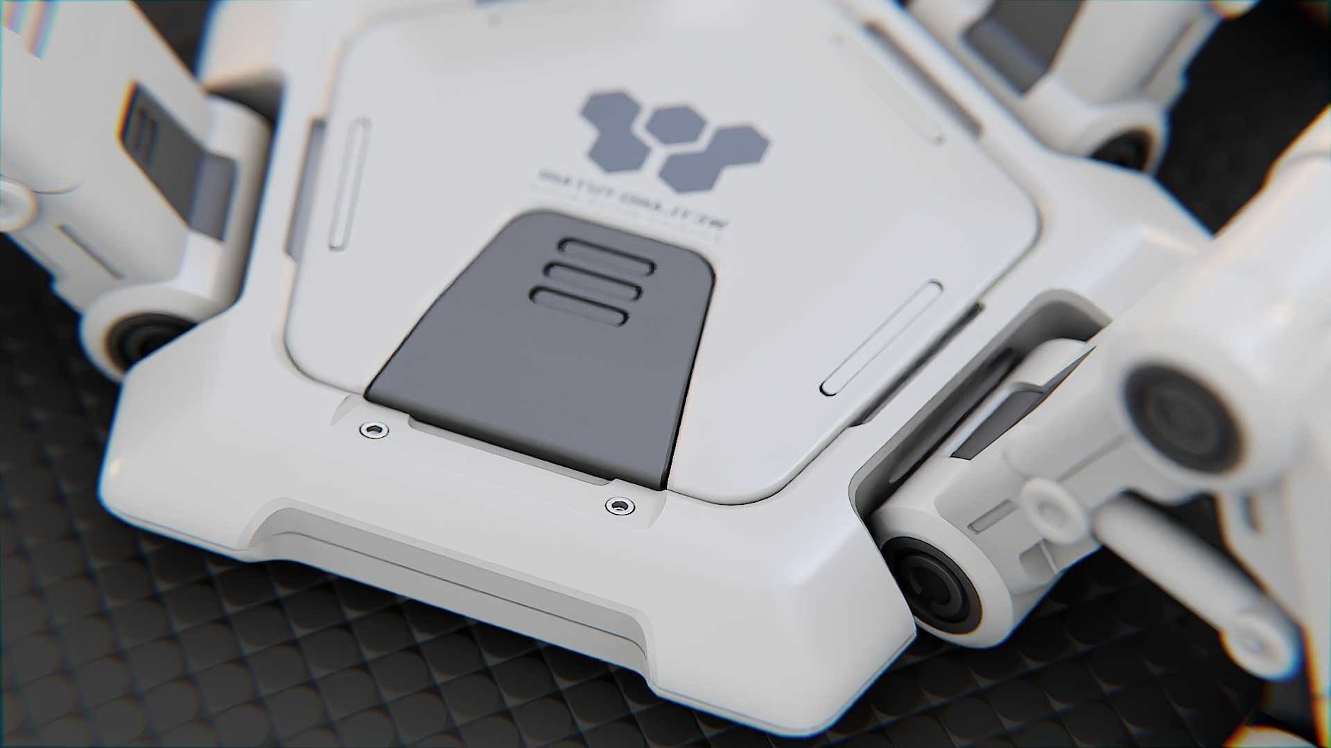 SPIDER BOT-XB-500 RIGGED 3D model_28