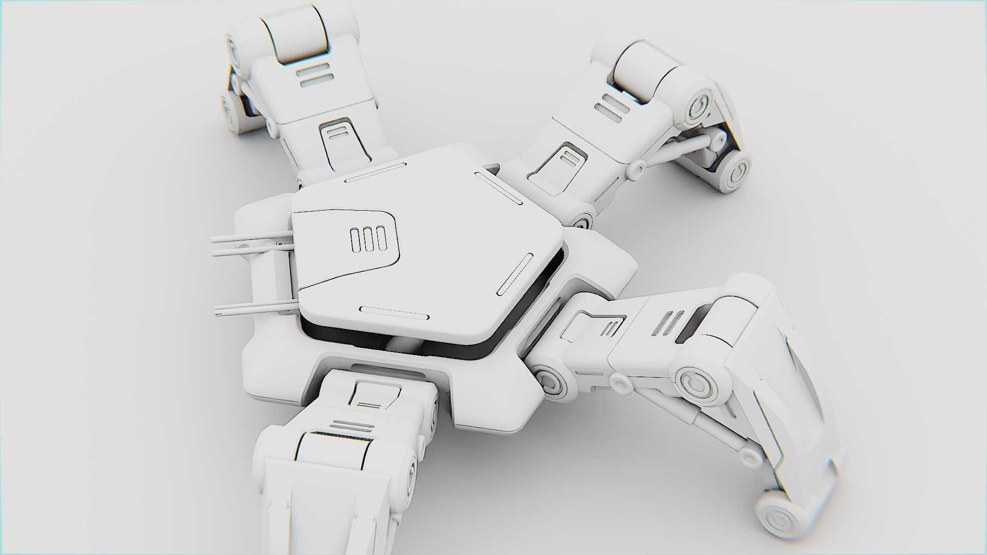 SPIDER BOT-XB-500 RIGGED 3D model_31