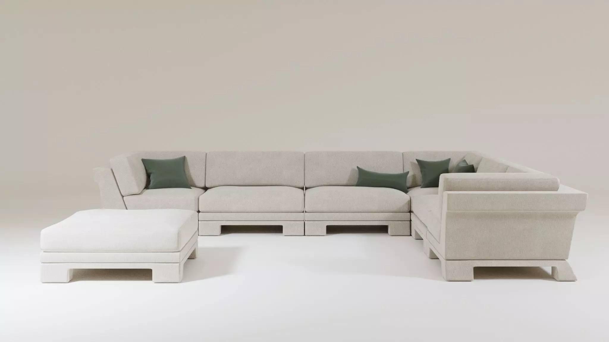 Patt Sofa by Charles Tassin - Pierre Frey 3D model_0
