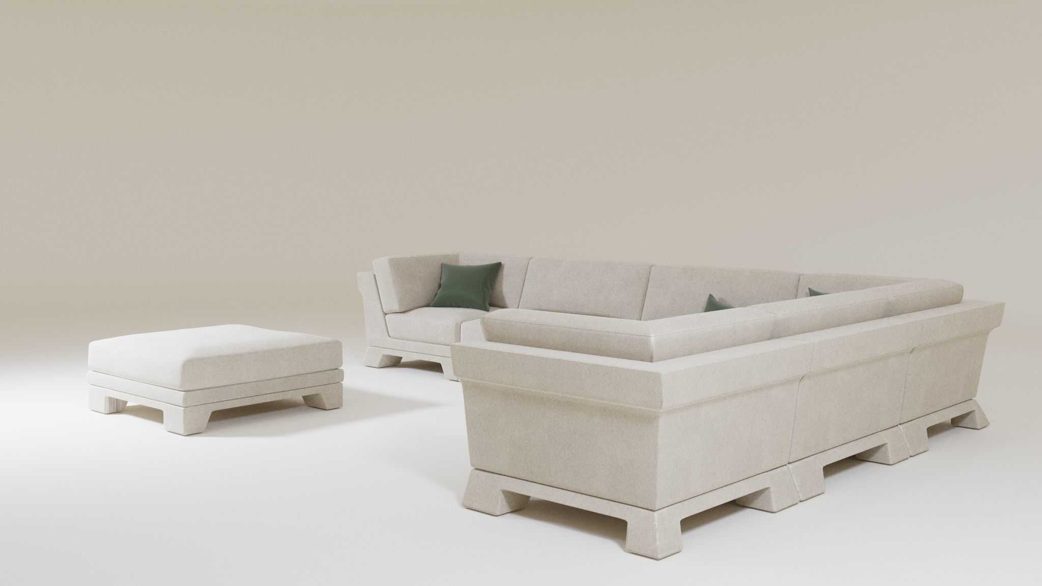 Patt Sofa by Charles Tassin - Pierre Frey 3D model_6