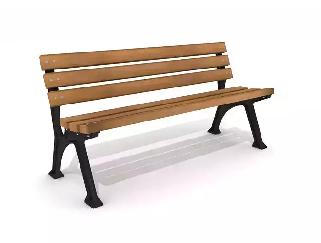 3D Wood Casting Bench 14