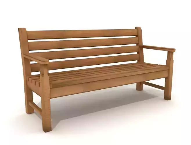  Exterior Old Wood Bench 11