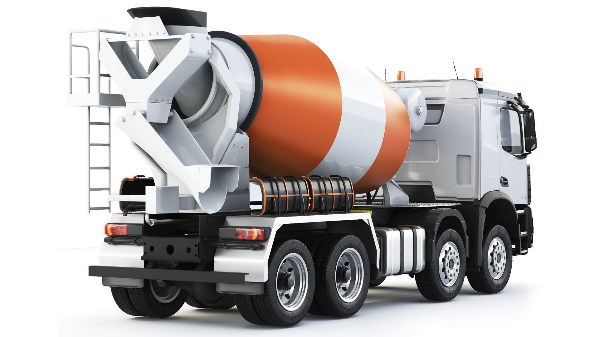 Mercedes-Benz Arocs 3540 Concrete Mixer 2022 3D model_4