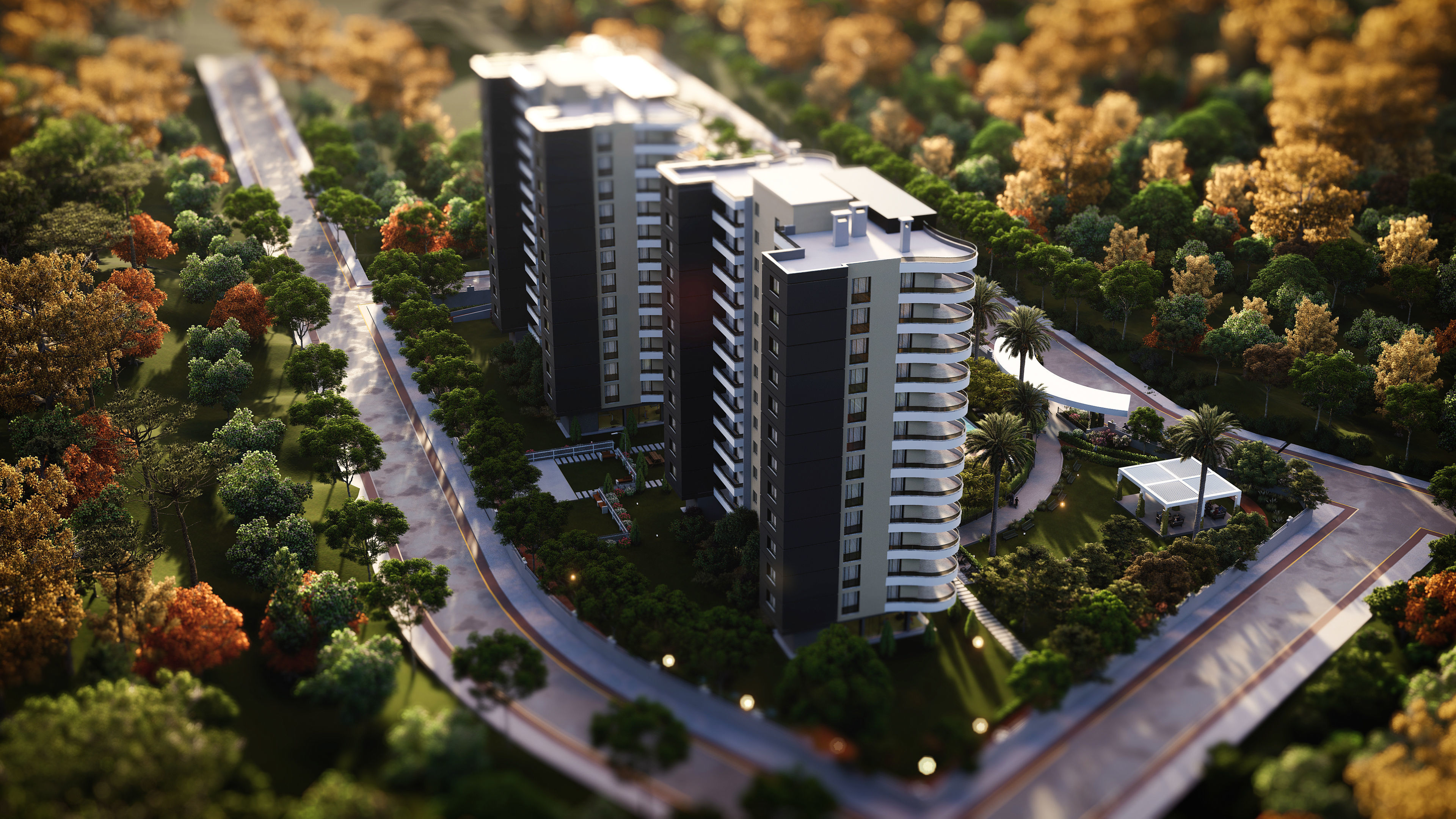 Two block site project 3D model_9