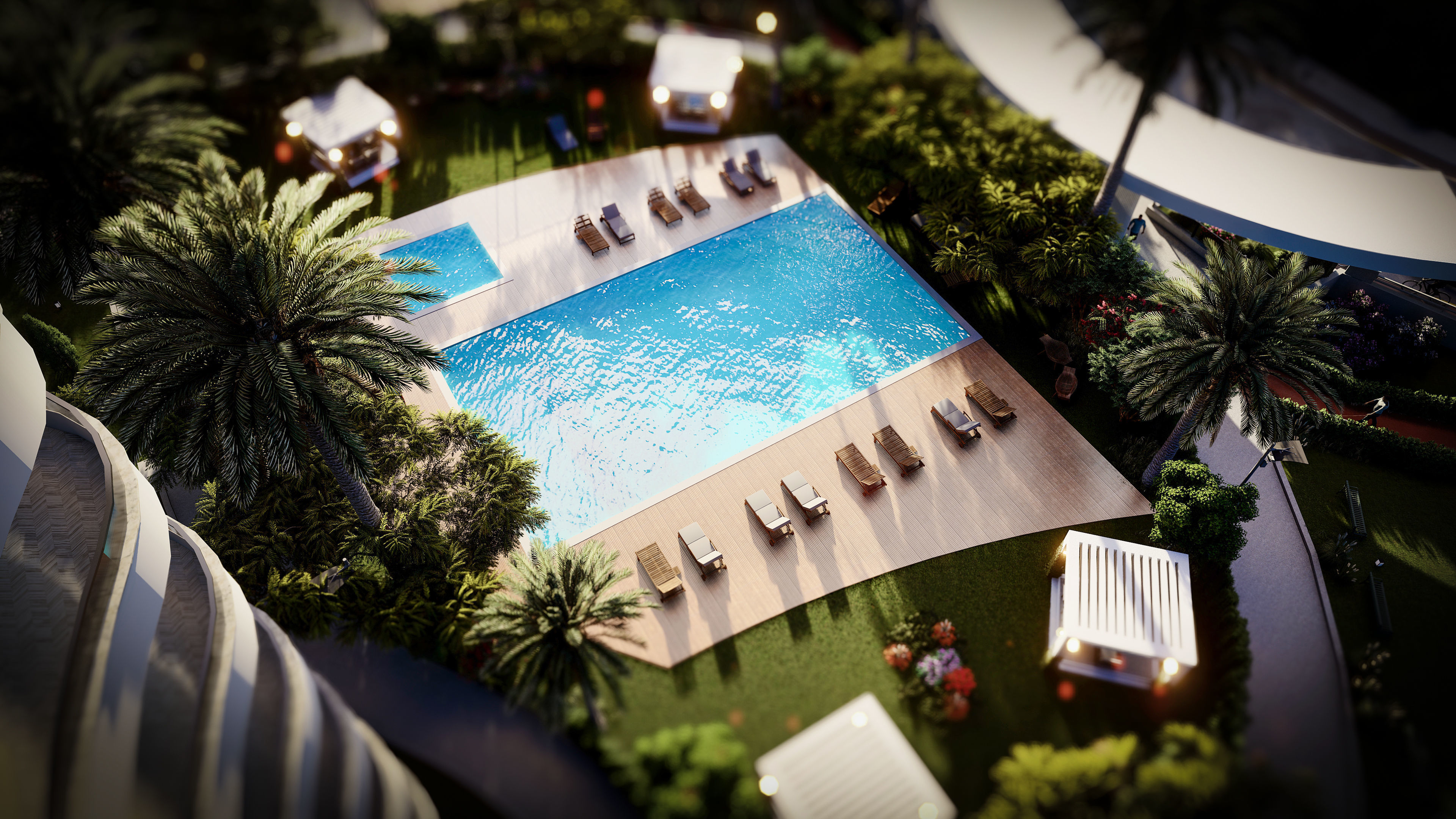 Two block site project 3D model_1