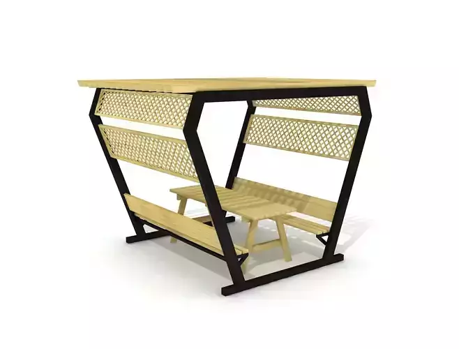 Outdoor Picnic Table 03