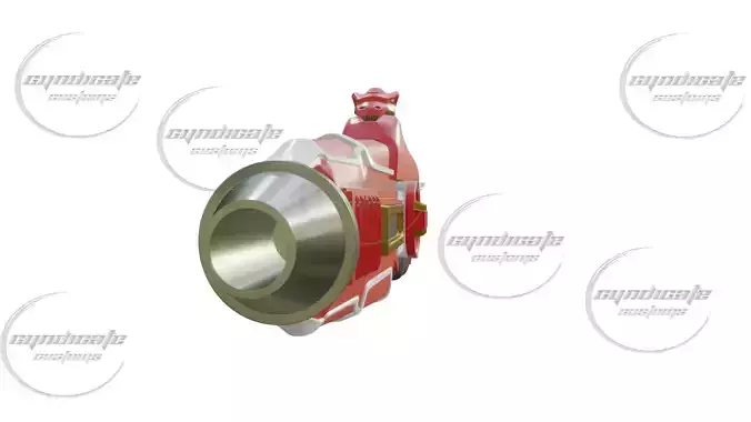 MMPR 95 movie blaster digital 3D model ready for download