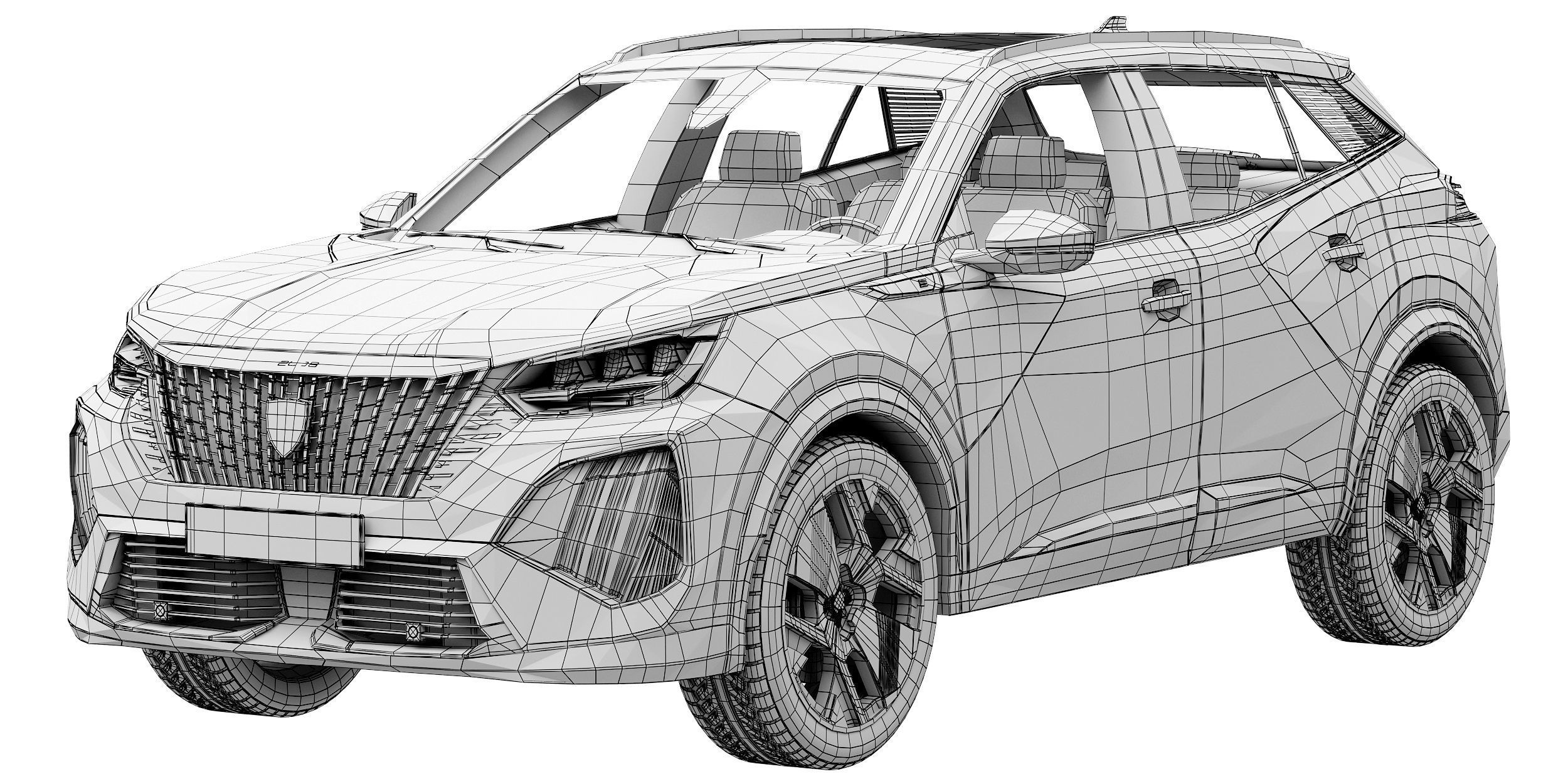 Peugeot e-2008 2024 3D model_13