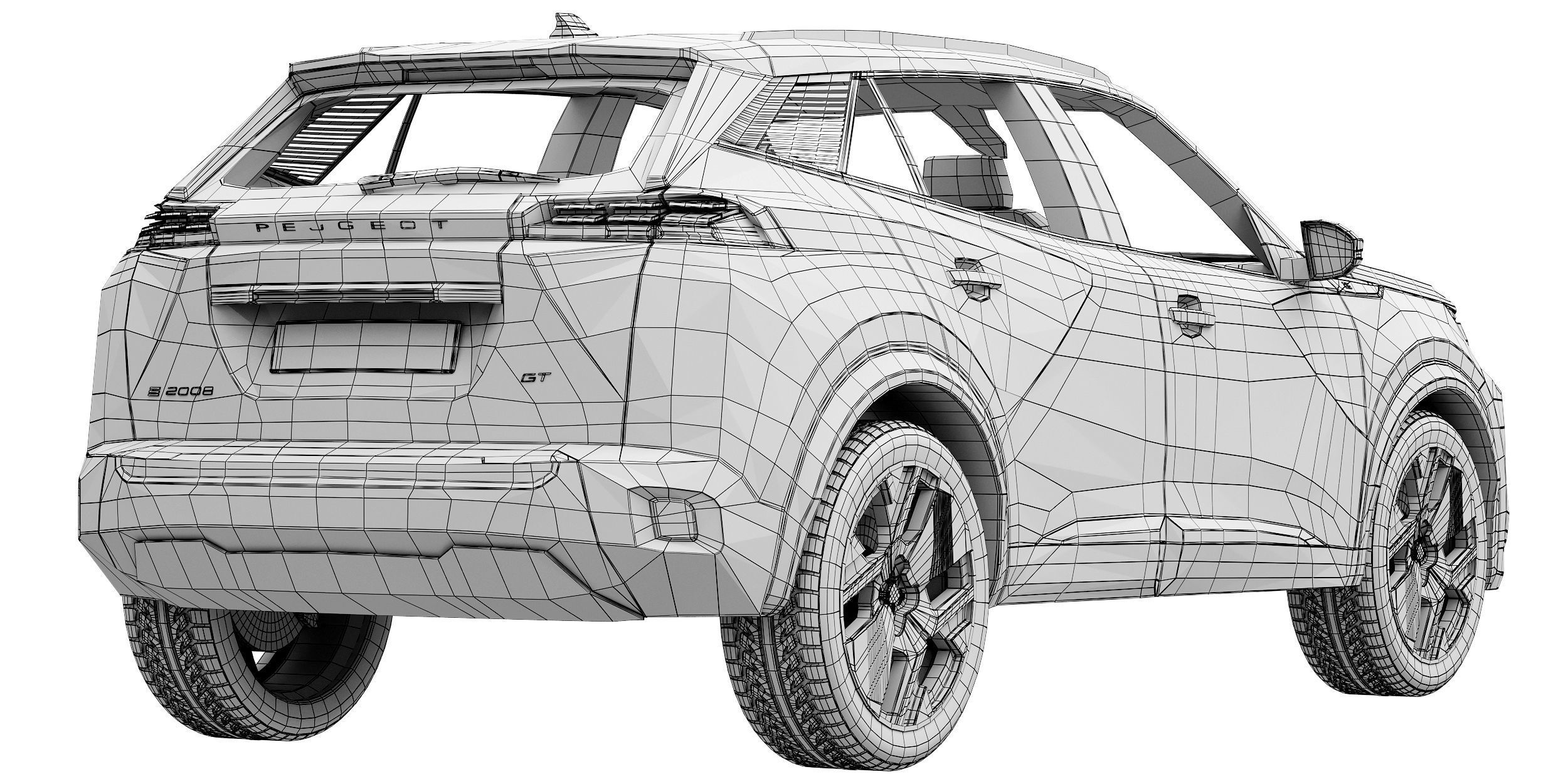 Peugeot e-2008 2024 3D model_16