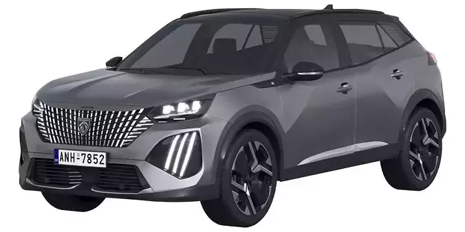 Peugeot e-2008 2024 3D model